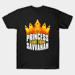 Princess Came From Savannah, Savannah Georgia T-Shirt